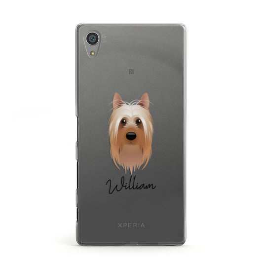 Australian Silky Terrier Personalised Sony Xperia Case