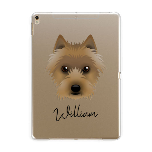 Australian Terrier Personalised Apple iPad Gold Case