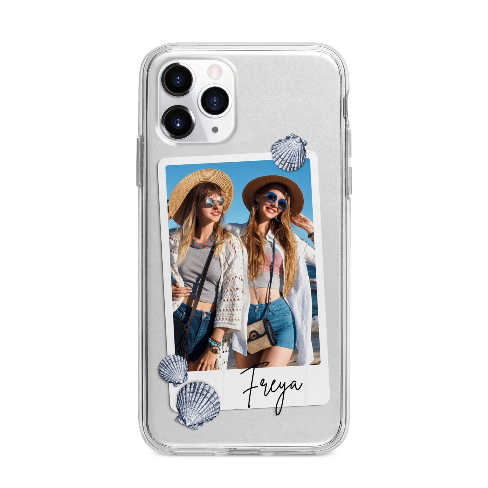Beach Photo Apple iPhone 11 Pro Max in Silver with Bumper Case