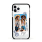 Beach Photo Apple iPhone 11 Pro in Silver with Black Impact Case