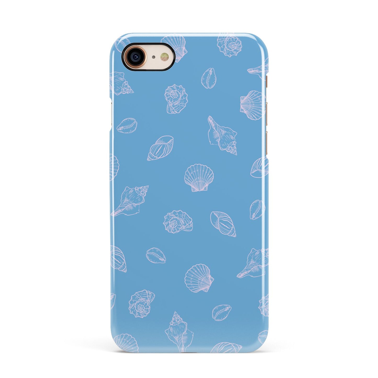 Beach Shell Apple iPhone 7 8 3D Snap Case