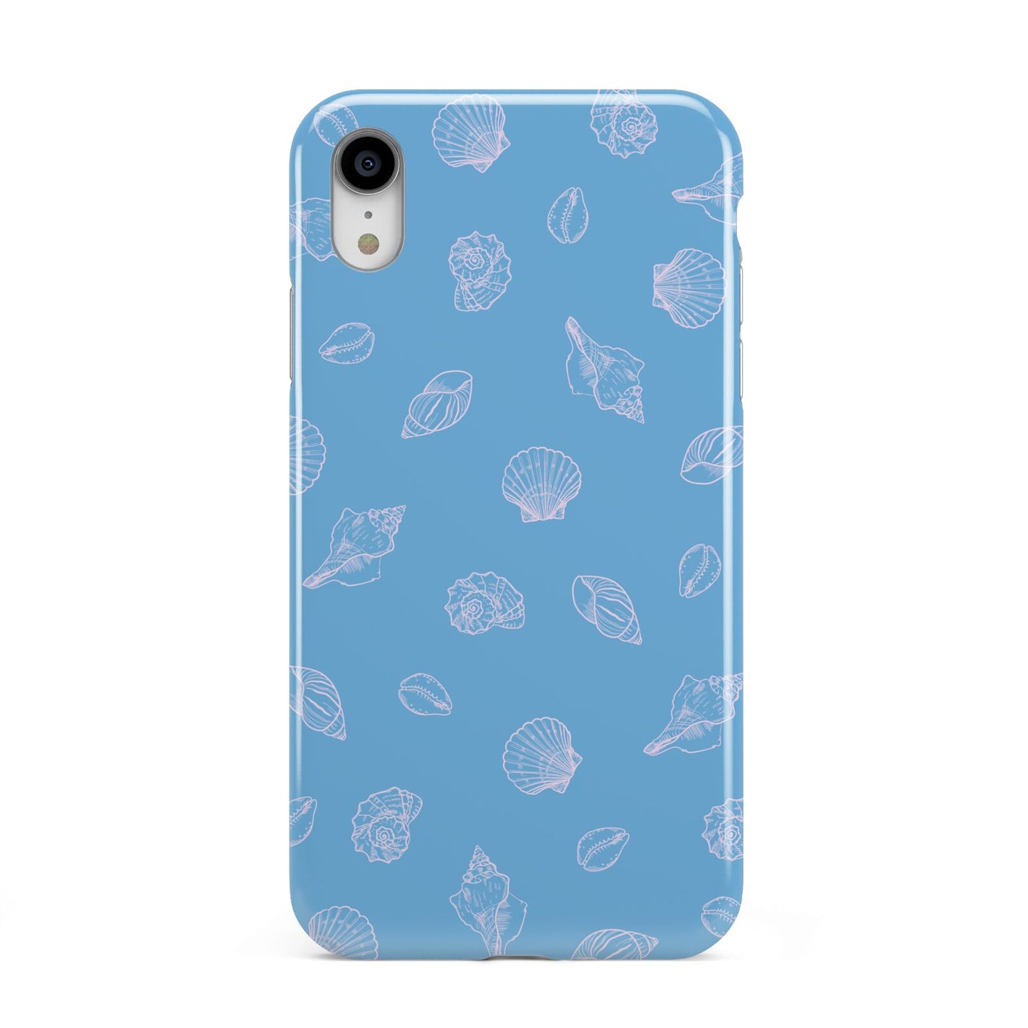 Beach Shell Apple iPhone XR White 3D Tough Case