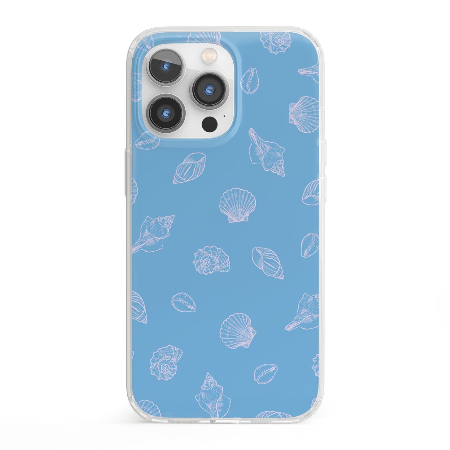 Beach Shell iPhone 13 Pro Clear Bumper Case
