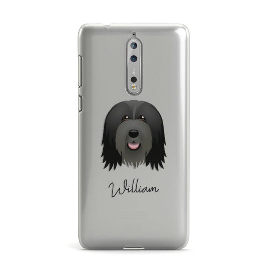 Bearded Collie Personalised Nokia Case