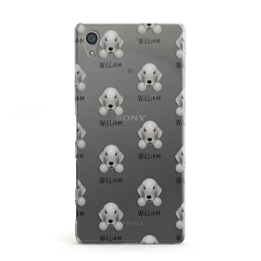 Bedlington Terrier Icon with Name Sony Xperia Case