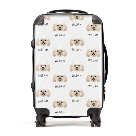 Bich poo Icon with Name Suitcase