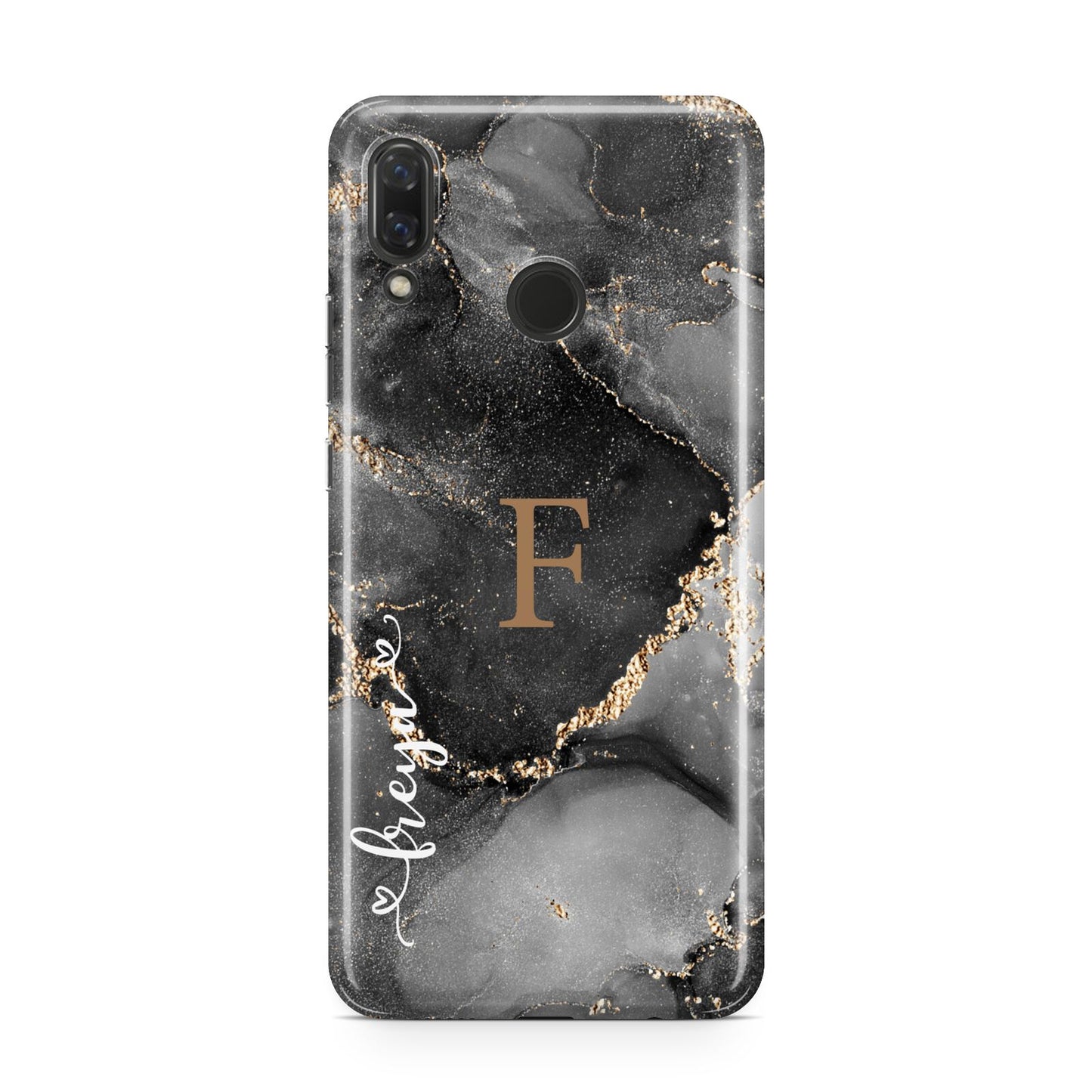 Black Marble Huawei Nova 3 Phone Case