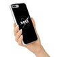 Black NASA Meatball iPhone 7 Plus Bumper Case on Silver iPhone Alternative Image