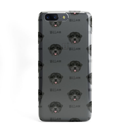 Black Russian Terrier Icon with Name OnePlus Case