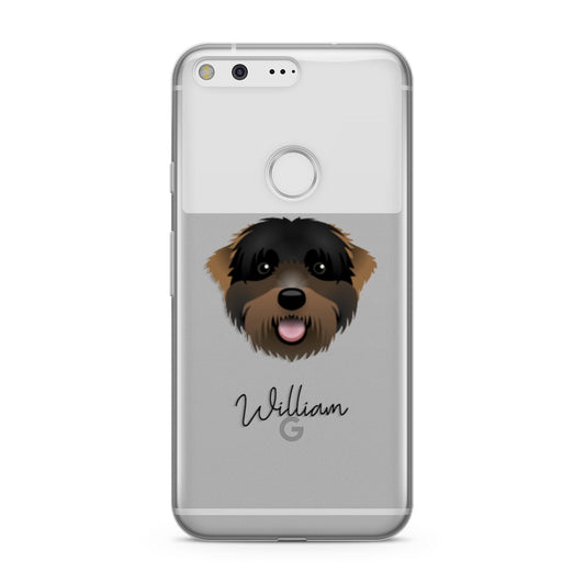 Black Russian Terrier Personalised Google Pixel Case