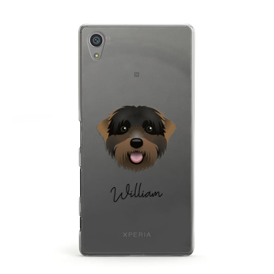 Black Russian Terrier Personalised Sony Xperia Case