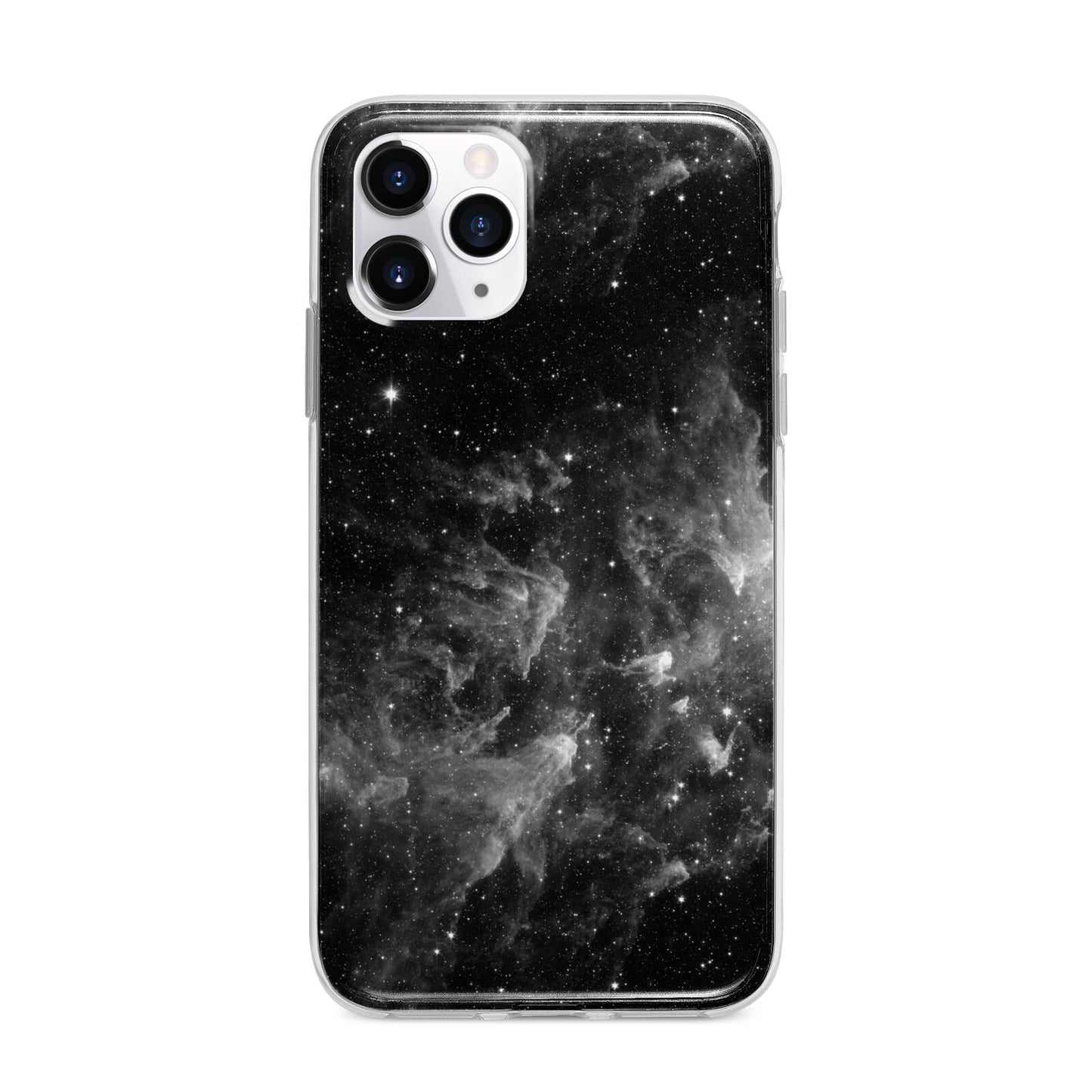 Black Space Apple iPhone 11 Pro Max in Silver with Bumper Case
