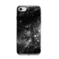 Black Space iPhone 8 Bumper Case on Silver iPhone