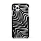 Black Wave Apple iPhone 11 Pro Max in Silver with Black Impact Case