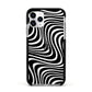 Black Wave Apple iPhone 11 Pro in Silver with Black Impact Case