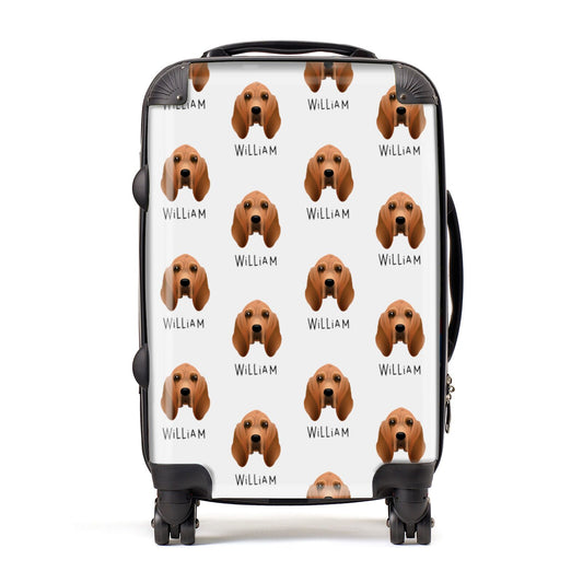 Bloodhound Icon with Name Suitcase