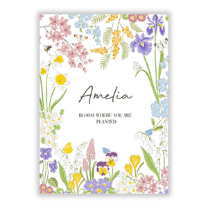 Bloom Where You Are Planted Greetings Card
