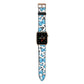 Blue Butterfly Apple Watch Strap with Gold Hardware