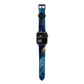 Blue Lagoon Marble Apple Watch Strap Size 38mm with Blue Hardware