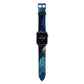 Blue Lagoon Marble Apple Watch Strap with Blue Hardware