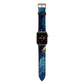 Blue Lagoon Marble Apple Watch Strap with Gold Hardware