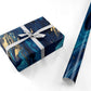 Blue Lagoon Marble Personalised Wrapping Paper