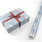 Blue Onyx Marble Personalised Wrapping Paper