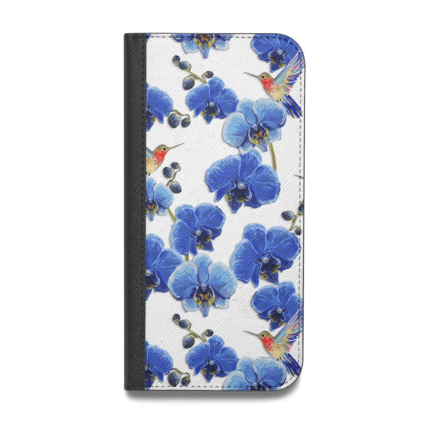 Blue Orchid Vegan Leather Flip Samsung Case