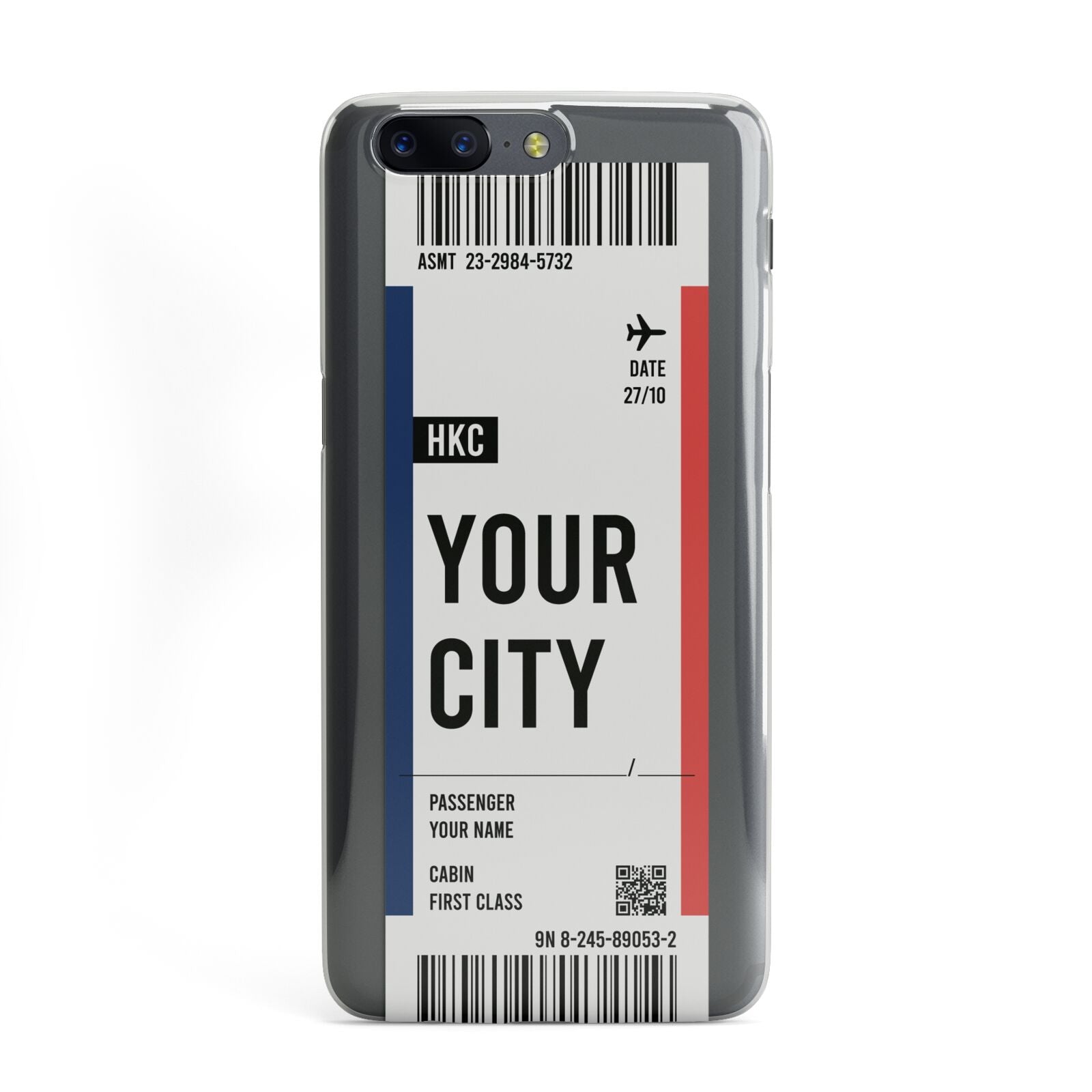 Boarding Pass Ticket OnePlus Case - Main Image