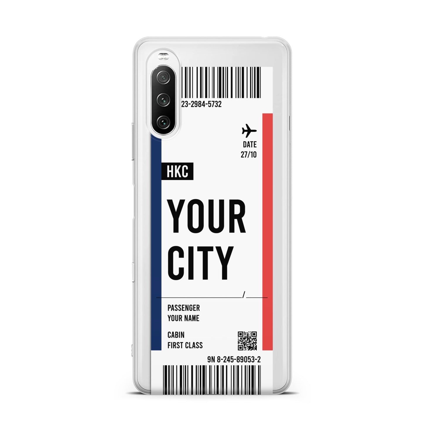 Boarding Pass Ticket Sony Xperia 10 III Case