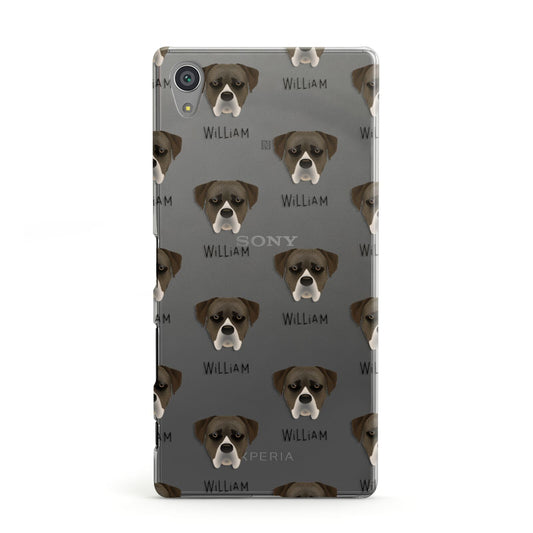 Boerboel Icon with Name Sony Xperia Case