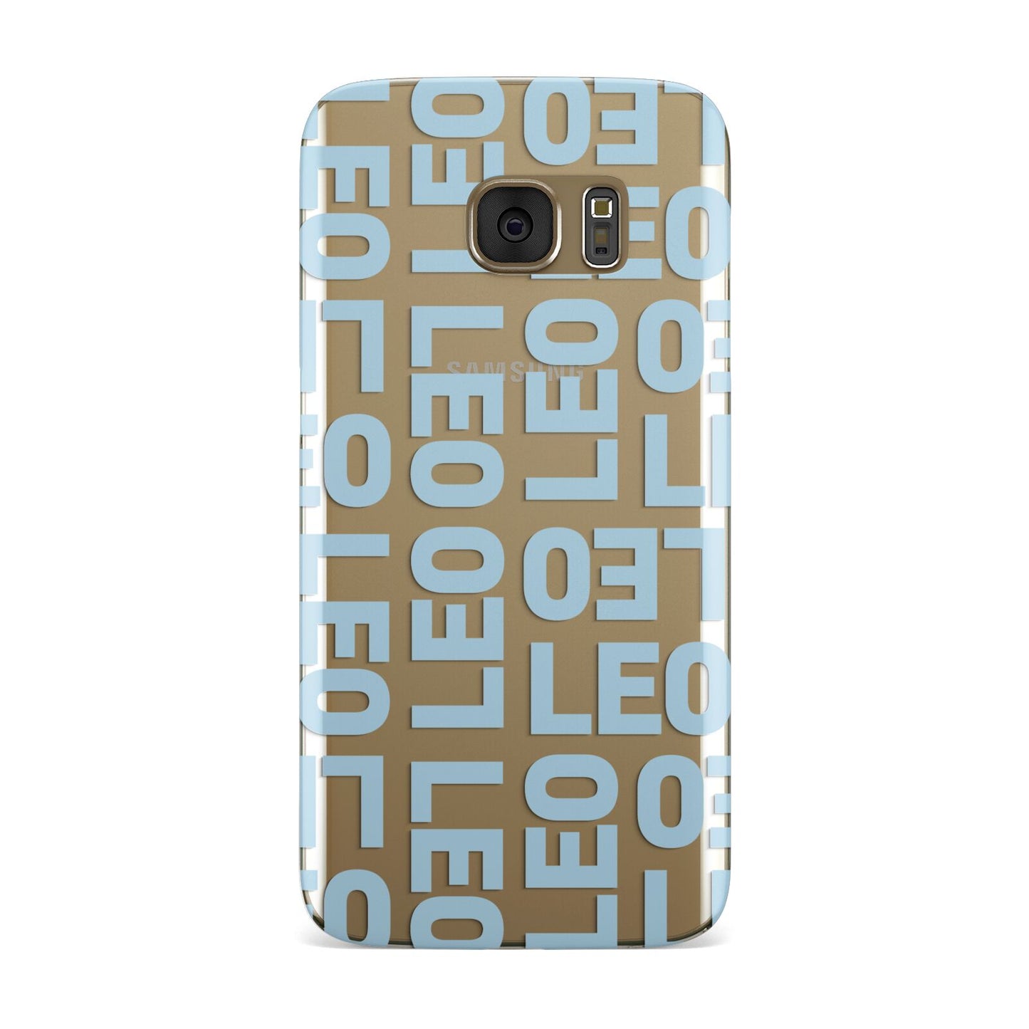 Bold Blue Block Names Samsung Galaxy Case