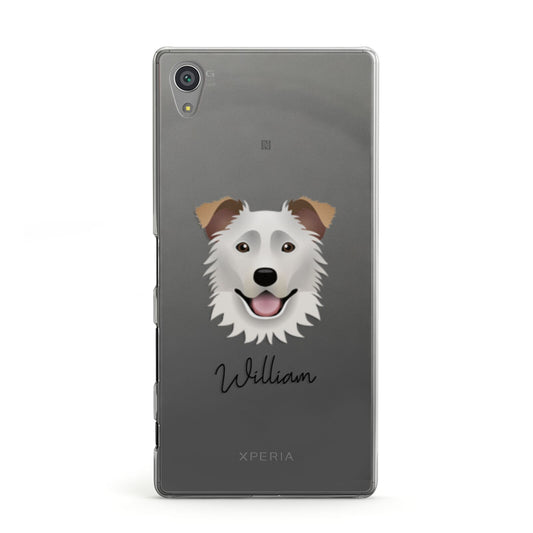 Border Collie Personalised Sony Xperia Case