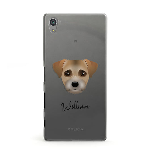 Border Terrier Personalised Sony Xperia Case