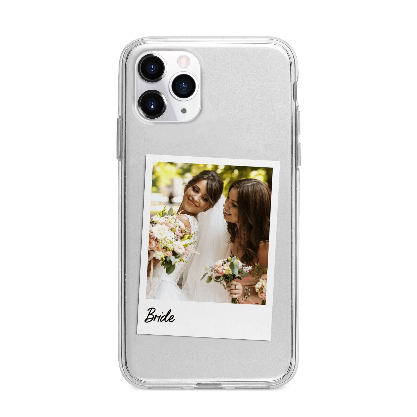Bridal Photo Apple iPhone 11 Pro in Silver with Bumper Case