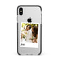 Bridal Photo Apple iPhone Xs Max Impact Case Black Edge on Silver Phone