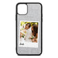 Bridal Photo Silver Pebble Leather iPhone 11 Pro Max Case
