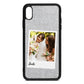 Bridal Photo Silver Pebble Leather iPhone Xs Max Case