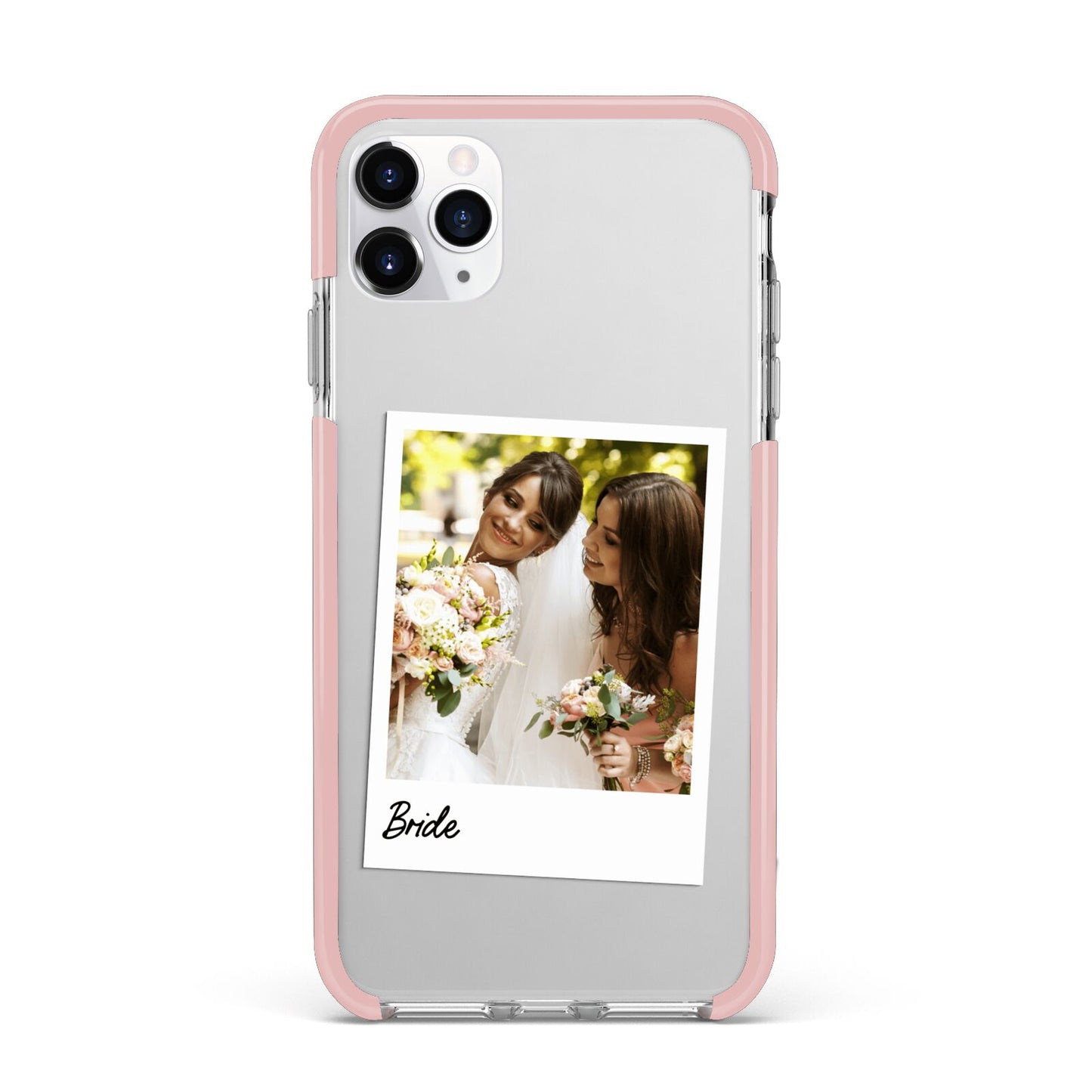 Bridal Photo iPhone 11 Pro Max Impact Pink Edge Case