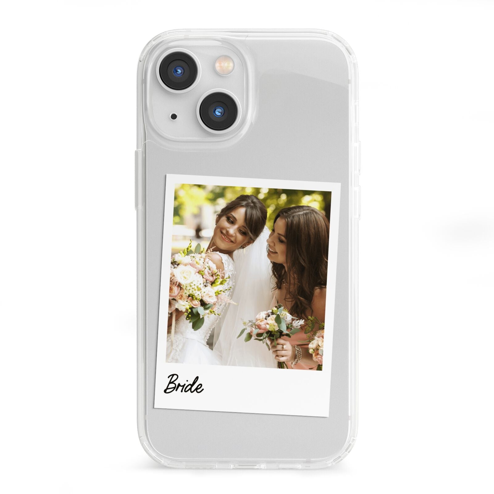 Bridal Photo iPhone 13 Mini Clear Bumper Case