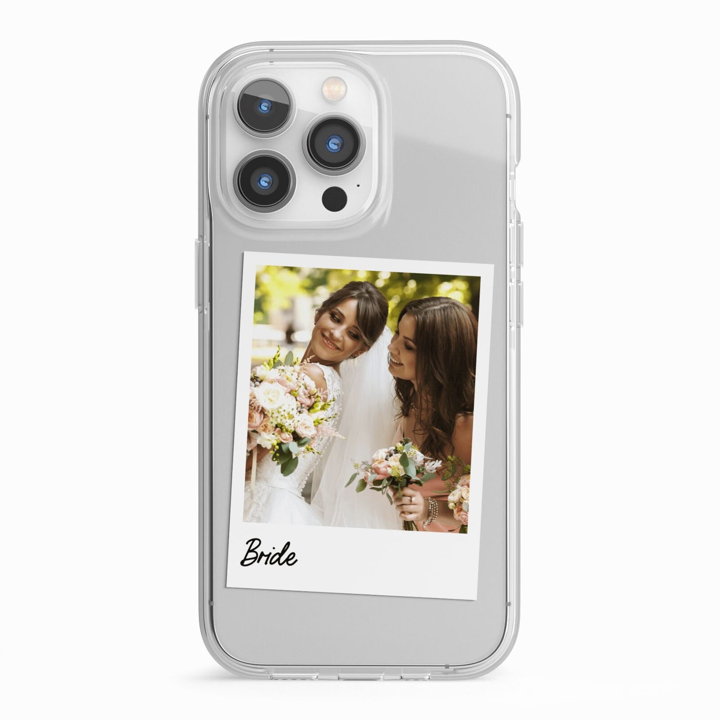 Bridal Photo iPhone 13 Pro TPU Impact Case with White Edges