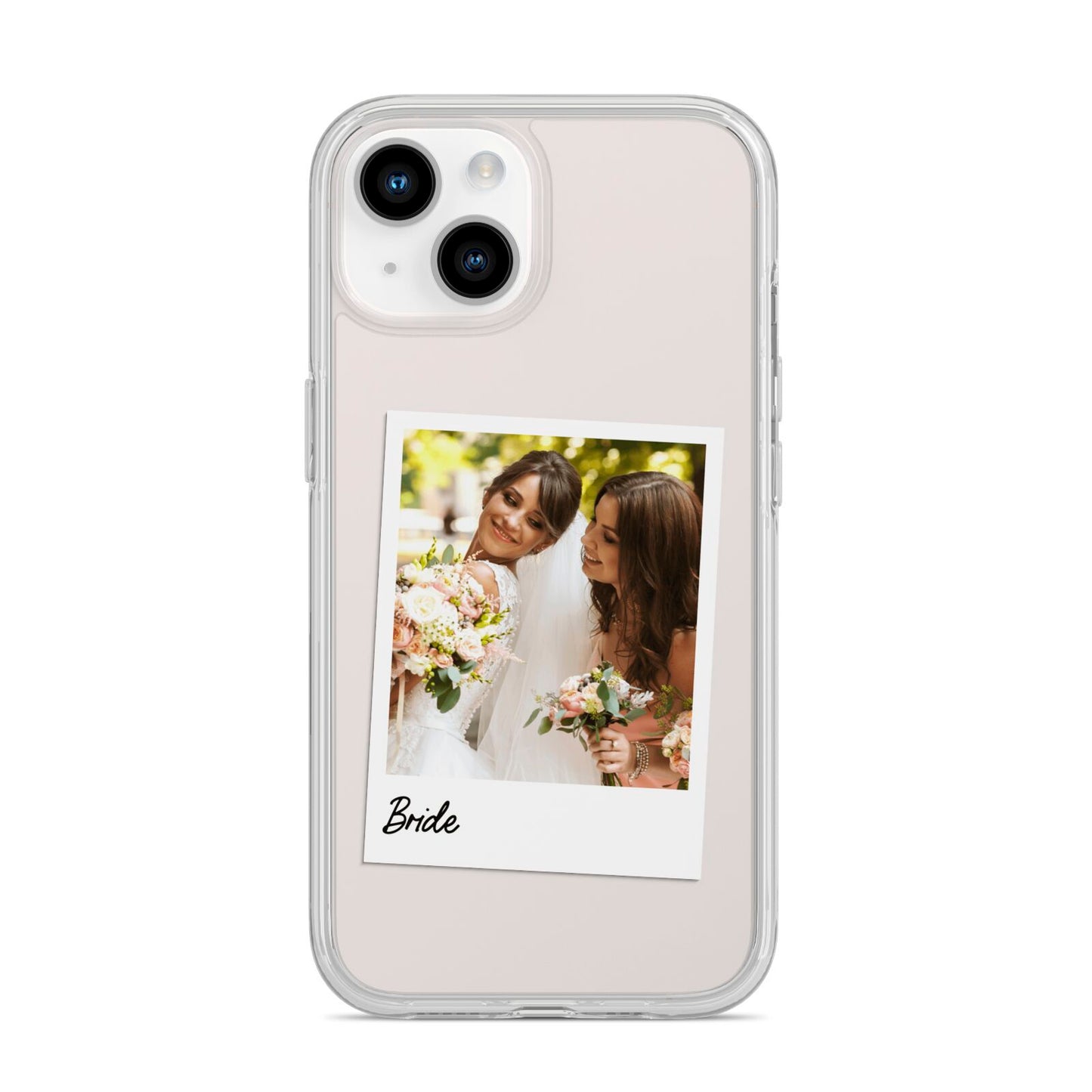 Bridal Photo iPhone 14 Clear Tough Case Starlight
