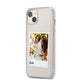 Bridal Photo iPhone 14 Plus Clear Tough Case Starlight Angled Image