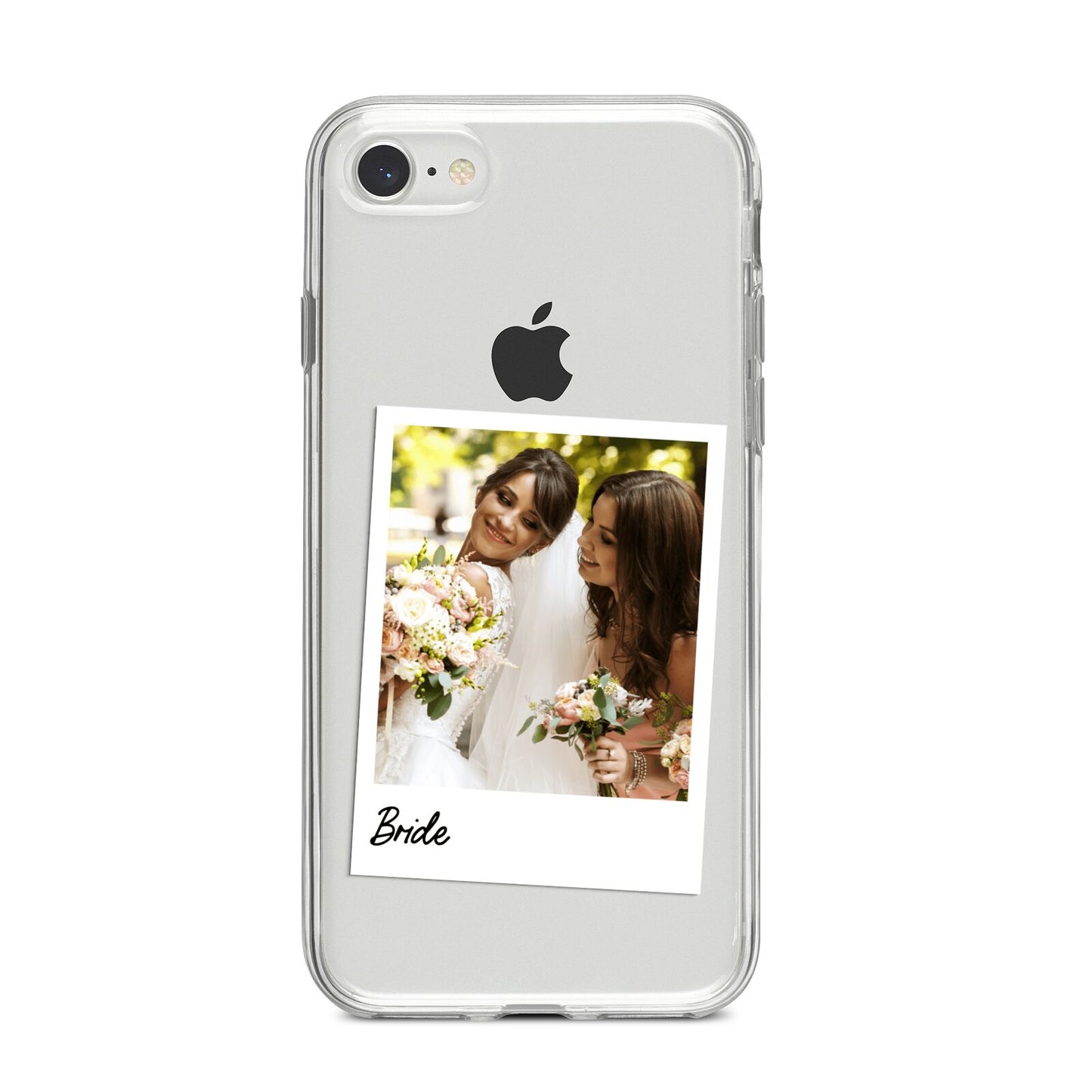 Bridal Photo iPhone 8 Bumper Case on Silver iPhone
