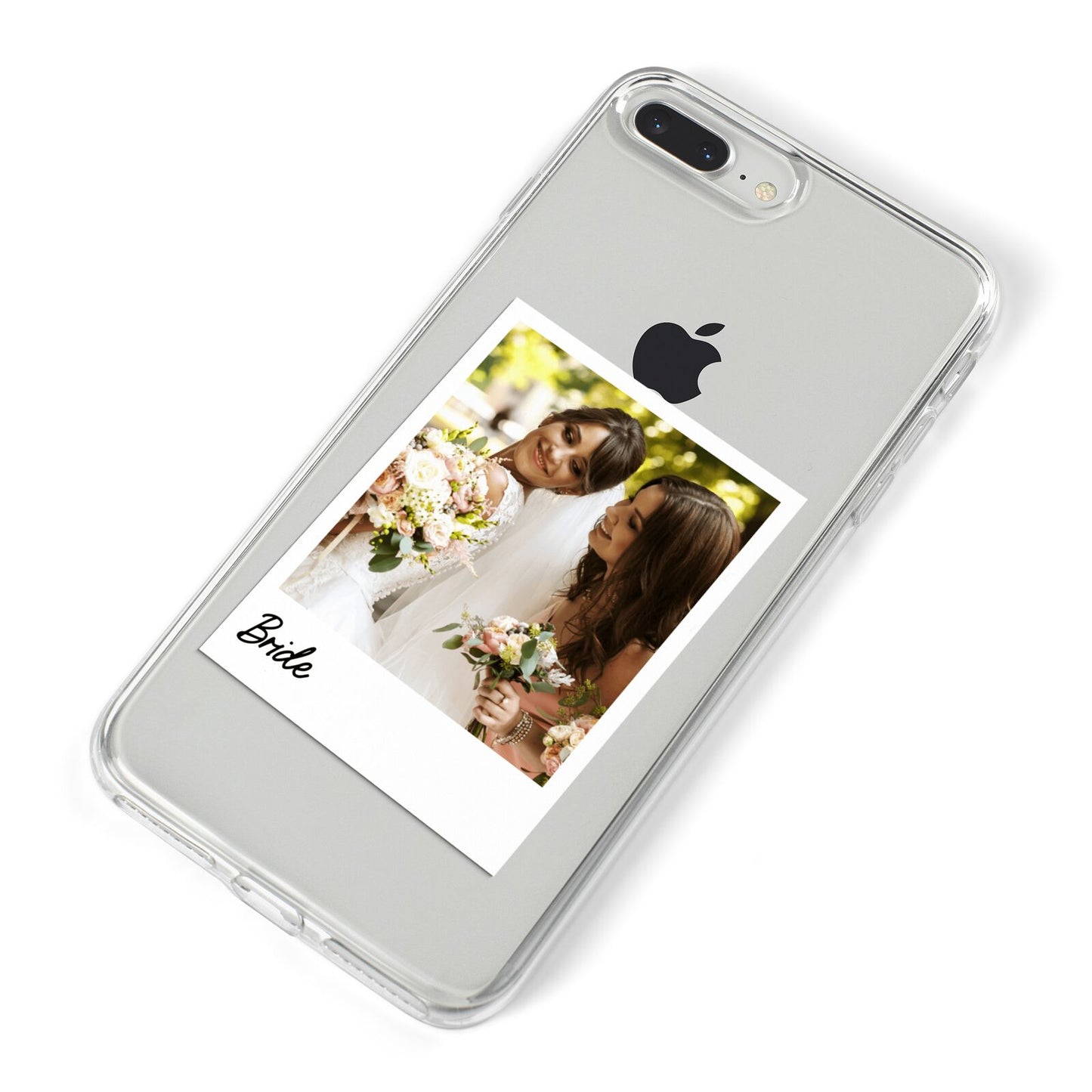 Bridal Photo iPhone 8 Plus Bumper Case on Silver iPhone Alternative Image
