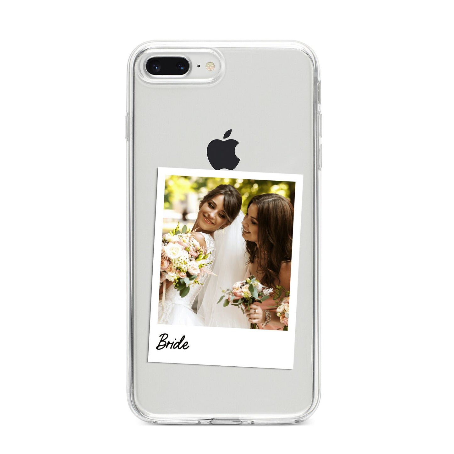 Bridal Photo iPhone 8 Plus Bumper Case on Silver iPhone