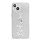 Bridesmaid Personalised iPhone 13 Clear Bumper Case
