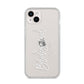 Bridesmaid Personalised iPhone 14 Plus Clear Tough Case Starlight
