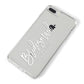Bridesmaid Personalised iPhone 8 Plus Bumper Case on Silver iPhone Alternative Image
