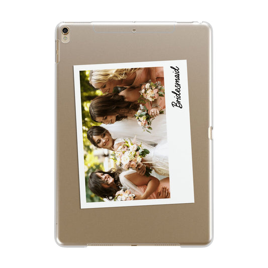 Bridesmaid Photo Apple iPad Gold Case